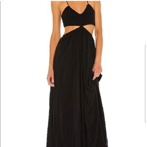 Indah innocence maxi- size small black cut out maxi